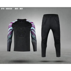 New Custom Men's Adult Soccer Long Sleeve Goalkeeper Soccer Jerseys Uniform Set Goalkeeper Football Jersey