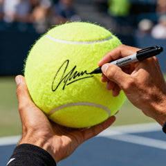 24cm Signature Tennis Ball Durable 9.5" Fabric Rubber Portable Customizable Logo Eco-Friendly 320g Outdoor Play Sports