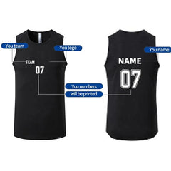 Factory Wholesale Custom Cheap Sports Fitness Vest Training Bib Vest Yoga for Football Team