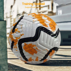 PU Machine-Sewn Soccer Ball No.3/4/5 Colorful Explosion-Proof Wear-Resistant PVC Material for School Students Adult Training