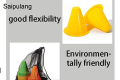 Slalom Roller Skate Pile Cup Skate Marker Cones Roller Football Soccer Training Cones Cup