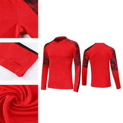 2024 Custom Training Gym Track Suits Custom Tracksuit Football Half-zip Jacket Tracksuits Team Soccer Tracksuit Men Sweatsuit