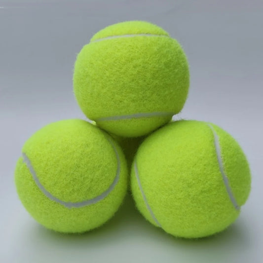 Professional Training Tennis Balls 2.5" Wool Velvet Cloth High-Grade Eco-Friendly Durable Excellent Elasticity Resistance Sports