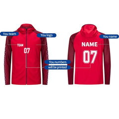 High Quality Custom Training Gym Track Suits Custom Men Jogging Half-zip Jacket Tracksuit Team Soccer Tracksuit Men Sweats