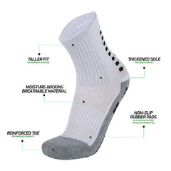 Breathable Sweat Soccer Socks Cotton Football Socks Non slip Knee Soccer Socks