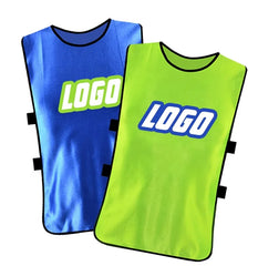 Factory Wholesale Custom 100% Polyester Youth Adult Kids Football Mesh Bibs Soccer Sports Training Vest