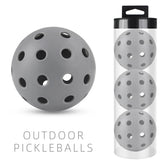 Custom Injection Molding 40 Holes Usapa Standard Outdoor Pickleball Balls for Training