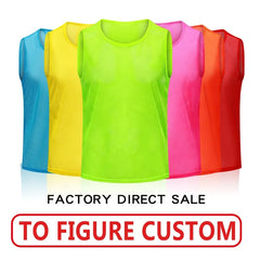 Wholesale Polyester Custom Soccer Mesh Scrimmage Training Vests Soccer Pinnies Football Bibs