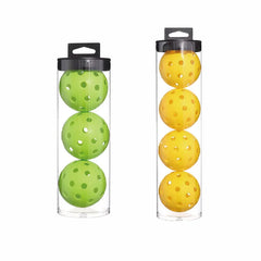 Factory Wholesale 74mm Durable 40 Holes Outdoor Barrels 3_4Pcs Usapa Approved Pickleball Balls 40 Holes for Competition