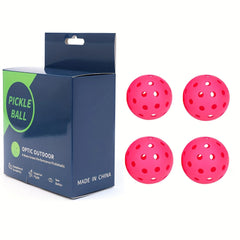 Factory Custom Wholesale Injection Molded Usapa Approved Outdoor Pickleball Balls 40 Holes with Box