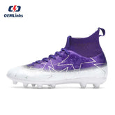 New High Quality American Football Shoes Soccer Boots Soccer Shoes Anti Training Outdoor Football Boots High Ankle Shoes