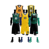 Custom High Quality Sublimated Basketball Wear Jersey Uniform Men Set for Sale