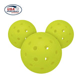 Outdoor Pickleball Balls Seamless 40 Holes Pickleball Tournament Balls Usapa Pickleball Balls