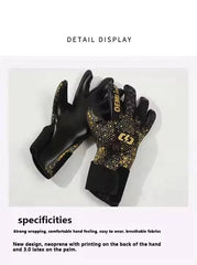 2024 Hot Sale Protective Professional Goalkeeper Gloves High Quality Latex Goalie Gloves Soccer Football Goalkeep Glove