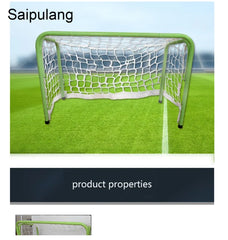 Metal Soccer Goal Post Professional Football Net Aluminum Training Shooting Gate