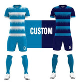 Custom Printing Adult Vintage Soccer Jersey Set Men Training Uniforms Set Football Team Jersey