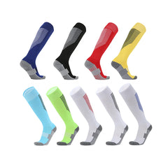 Custom logo Cotton Black White Compression Socks Unisex Designer Grip Football Soccer Sport Socks Men