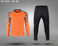 High Quality Blank Football Wear Men Soccer Jersey Customization Logo Long Sleeve Green Soccer Goalkeeper Training Jerseys