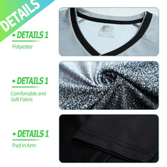 Custom Football Jerseys Goalkeeper Jersey Men Long Sleeve Football Uniform Training Suits Sponge Protection