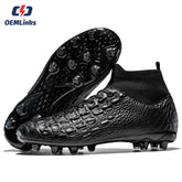 Soccer Boots Soccer Shoes Anti Training Outdoor Football Boots High Ankle Shoes American Football Shoes