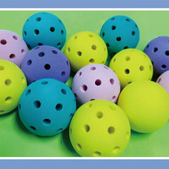 Factory Wholesale Custom Indoor Soft Quiet Balls Hollow Silent Pickleball Balls for Pickleball Practice