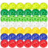Custom High Quality PE Injection Molding Hard Plastic Pickleball Balls 26 Holes Indoor