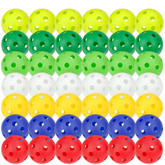 Custom High Quality PE Injection Molding Hard Plastic Pickleball Balls 26 Holes Indoor
