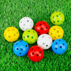 Custom High Quality PE Injection Molding Hard Plastic Pickleball Balls 26 Holes Indoor
