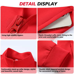 Custom Unisex Quick Dry Zip Tracksuit Full Jacket for Soccer Training Football Wear Sport Jacket