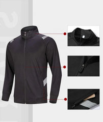 2024 Custom Training Gym Track Suits Men Jogging Uniform Tracksuit Football Tracksuits Team Soccer Zip Tracksuit Men Sweatsuit