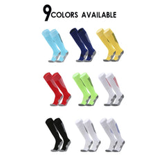 Manufacturer Custom Logo Security Classic Adults Long Plain Grip Sports Soccer Football Socks