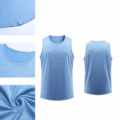 Factory Wholesale Custom Sportswear for Gym Fitness Vest Training Bib Vest for Football Team Yoga Narrow-shouldered Vest