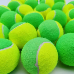 Dual-Color High Elasticity Portable Tennis Balls Professional Training Amateur Match Use Adults Kids 2.5" 1.15m Entertainment