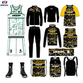 Wholesale Custom Sublimation Basketball Jersey Low MOQ Team Set Suit Basketball Wear Shirts and Shorts Basketball Uniforms