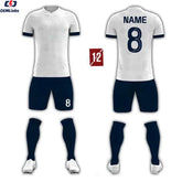 Customize Football Shirts Soccer Kits Trade Soccer Uniform Real