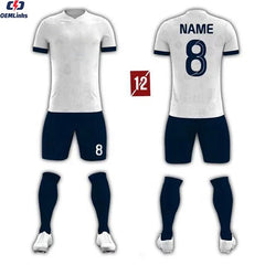 Customize Football Shirts Soccer Kits Trade Soccer Uniform Real