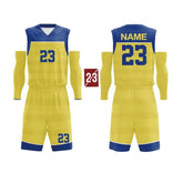 Wholesale Sublimation Printing Green Yellow Basketball Jersey Uniform Design Red and Logo Training Suit for Men