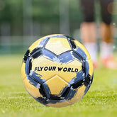 Wholesale Adult Training & Competition Soccer Ball Thickened Wear-Resistant PU Leather Size 5 for Outdoor Cross-Border Use