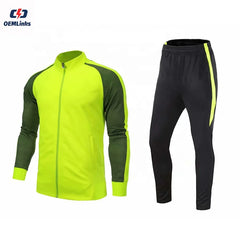 Custom Logo Sportswears Gym Fitness Football Mens Running Jackets Sports Training Soccer Tracksuit