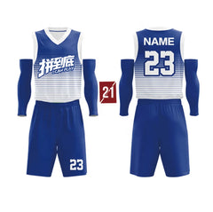 Wholesale Sublimation Latest Basketball Uniform Design 2022