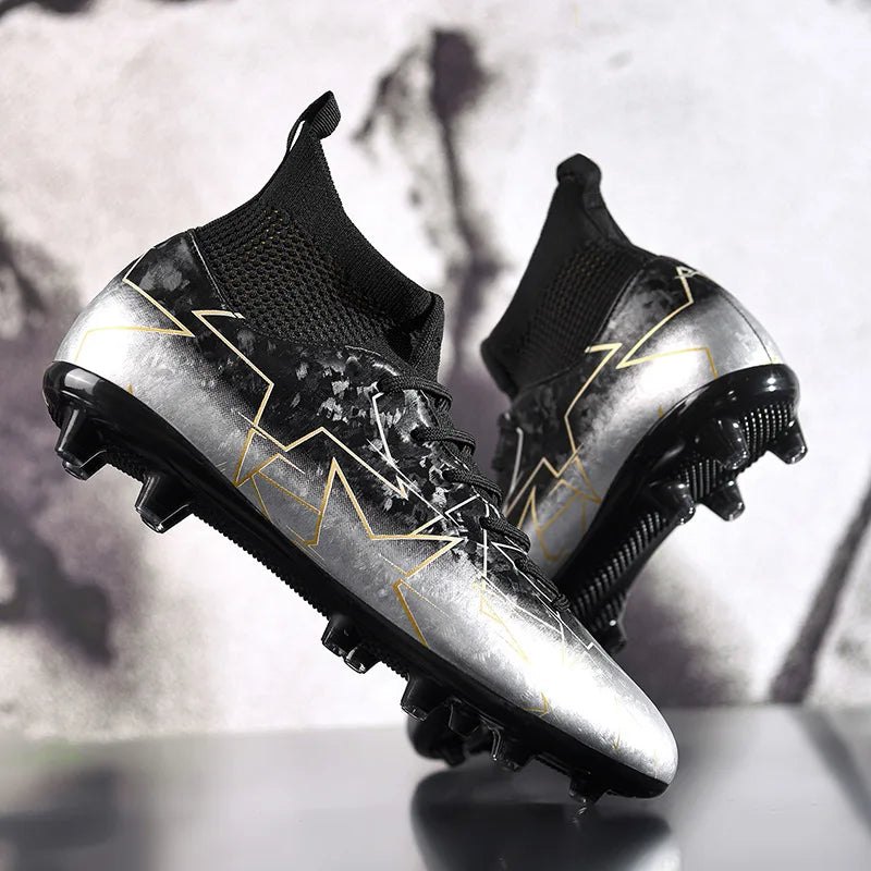 New High Quality American Football Shoes Soccer Boots Soccer Shoes Anti Training Outdoor Football Boots High Ankle Shoes