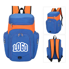 Custom New School Team Sport Volleyball Basketball Football Soccer Black Premium Backpack