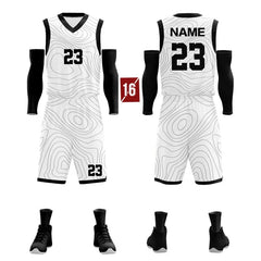 Custom High Quality Sublimated Basketball Wear Jersey Uniform Men  Set for Sale