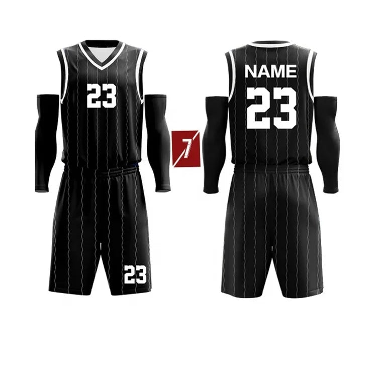 Wholesale Top Quality Custom Men's Basketball Jerseys Uniform Breathable Quick Dry Training Shirts and Shorts