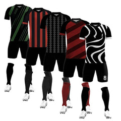 Cheap Unique Your Own Designs Sublimated Breathable Quick Dry Polyester Football Uniforms Soccer Jersey Set