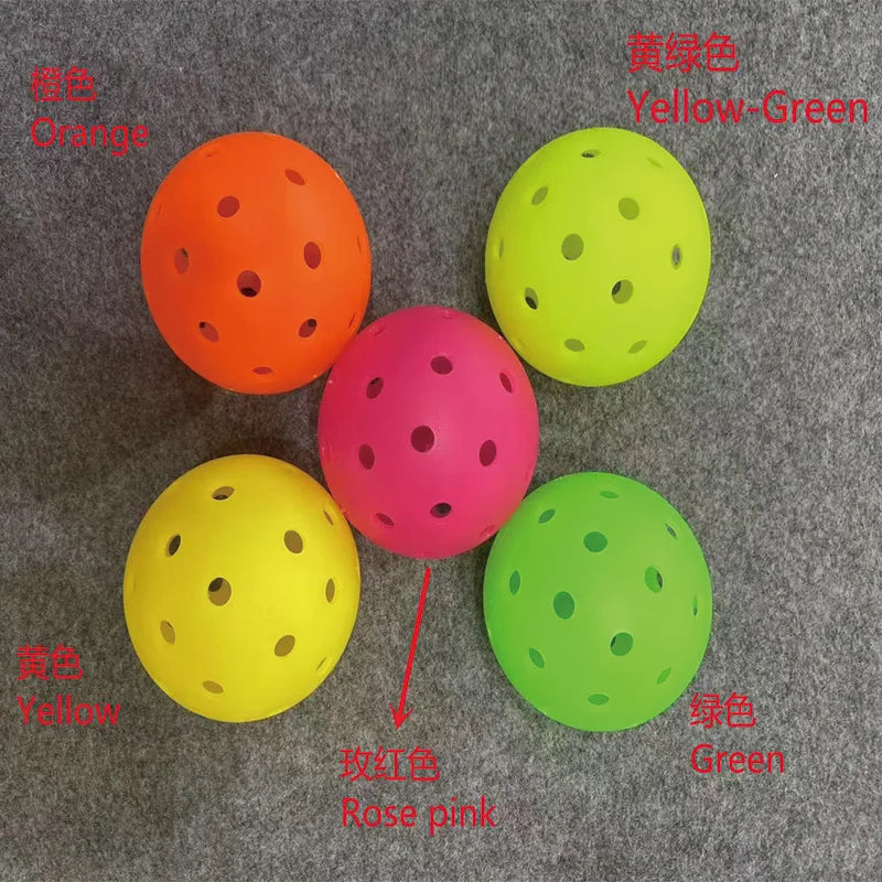 Oem Pickleball Ball Outdoor Hybrid Pickleball Balls Rotational Pickleball Ball H-40