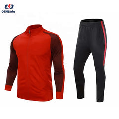 Custom Wholesale Gym Fitness Training Tracksuits Men Two Piece Set Tracksuit Zip Jacket Jogging Pant Suit for Men