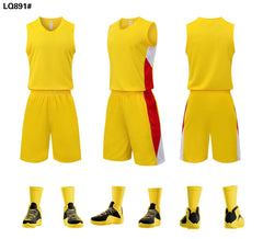 Top Quality Basketball Set Custom Men's Basketball Uniforms