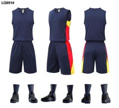 Top Quality Basketball Set Custom Men's Basketball Uniforms