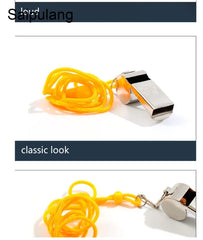 High Quality Silver Color Metal Referee Whistle